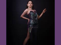 Nushrratt Bharuccha Sparkles In A Sheer Corset Gown - SEE PICS