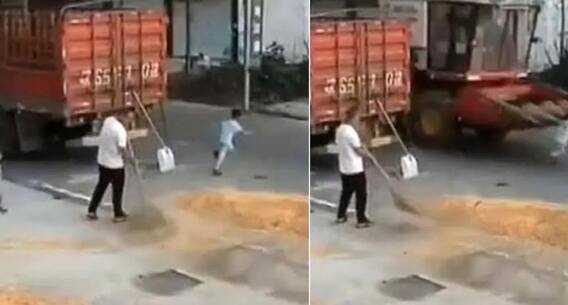 Video: રસ્તો ક્રોસ કરતી વખતે ગાડી નીચે આવી ગયું બાળક, જે રીતે બચ્યો તે આશ્ચર્યજનક! Video: રસ્તો ક્રોસ કરતી વખતે ગાડી નીચે આવી ગયું બાળક, જે રીતે બચ્યો તે આશ્ચર્યજનક!