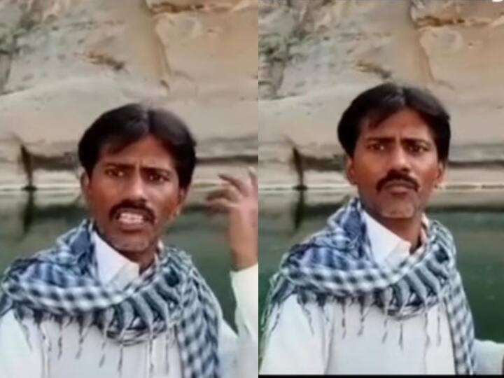 man speaking wrong English but confidence wins million hearts viral video Video: बंदे ने बोली ऐसी अंग्रेजी कि सुनने वालों का चकरा गया माथा... आप भी देखें वीडियो!