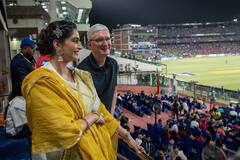 Tim Cook Watches DC Vs KKR IPL Match With Sonam Kapoor-Anand Ahuja In Delhi - See Pics