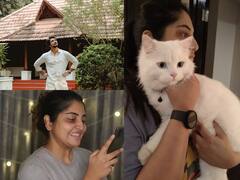 Manjima Mohan : பூனைகளை கொஞ்சும் மஞ்சிமா..வைரலாகும் க்யூட் போட்டோஸ்!