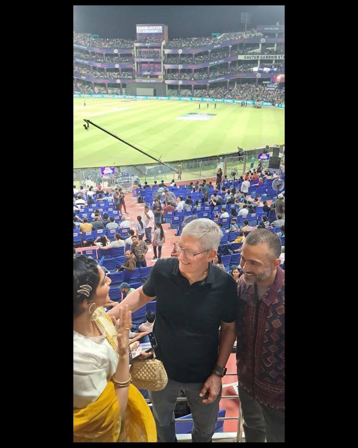 Anand Ahuja also posted a couple of pictures from the match with the caption, 