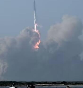 SpaceX Starship Explodes: SpaceX's Starship, World's Biggest Rocket, Explodes During Test Flight SpaceX Starship Explodes: દુનિયાના સૌથી મોટા રોકેટ SpaceX સ્ટારશિપમાં ટેસ્ટ દરમિયાન બ્લાસ્ટ, મસ્કનો ડ્રીમ પ્રોજેક્ટ ધ્વસ્ત