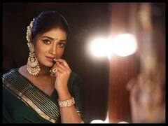 Dimple Hayathi photos: చీరకట్టిన డస్కీ బ్యూటీ డింపుల్