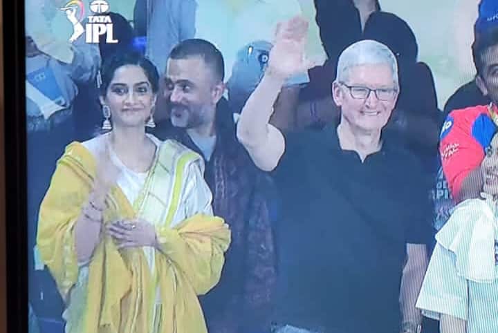 The Apple CEO is in India for the opening of the Apple store in the country. Prior to Delhi, Cook launched India's first Apple store at the Bandra Kurla Complex in Mumbai a couple of days ago.