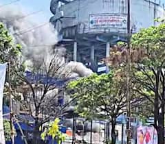 Pune news : खराडीत गोडाऊनला भीषण आग; परिसरात धुरांचे लोट