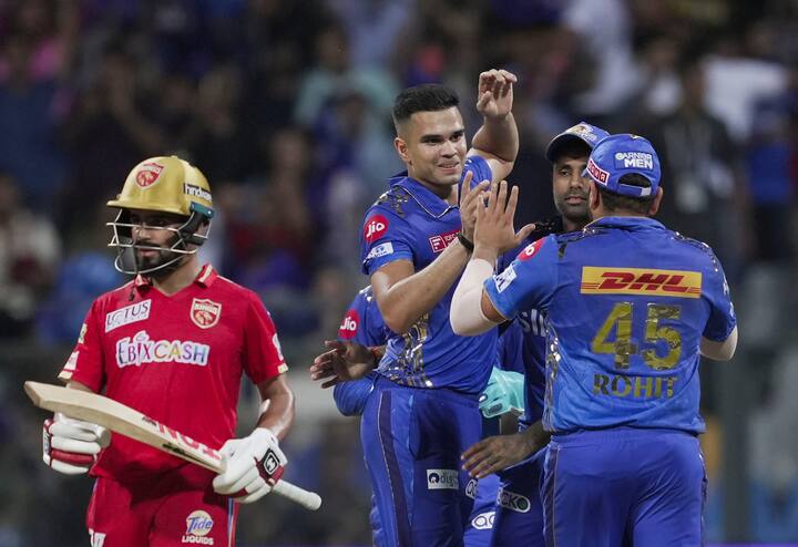 Ipl 2023 Mi Vs Pbks Arjun Tendulkar Bowls Joint Most Expensive Over In Ipl 2023 Mi Vs Pbks Arjun Tendulkar Bowls Joint Most Expensive Over In