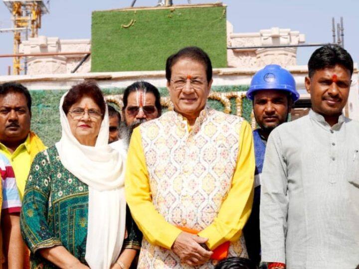 ramayan serial actor arun govil worship Lord Ramlala and visited Ayodhya ram Janmabhoomi ANN Ayodhya News: अयोध्या पहुंचे 'रामायण के श्रीराम', रामलला के दर्शन कर की पूजा अर्चना, मंदिर निर्माण कार्य भी देखा