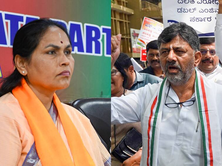Shobha Karandlaje Writes Election Commission EC Accusing D K Shivakumar Bribe Congress Candidates BJP Karnataka Elections 2023 Karnataka Polls: BJP's Shobha Karandlaje Writes To EC, Seeks Action Against DK Shivakumar For Taking Bribe