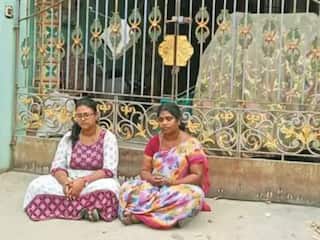 வீட்டு முன்பு தர்ணாவில் ஈடுபட்ட மருமகள்.. கொலை மிரட்டல் விடுத்த மாமியார்.. மாயமான குழந்தை...! நடந்ததுதான் என்ன?