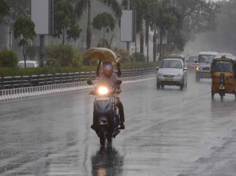 sun had burning in Chennai till 2.30 pm has now disappeared and the rain has started pouring down Chennai Rain : குஷியில் குதிக்கும் சென்னைவாசிகள்.. வெளுத்த வெயிலுக்கு இதமாக வந்தது குளிர்மழை..