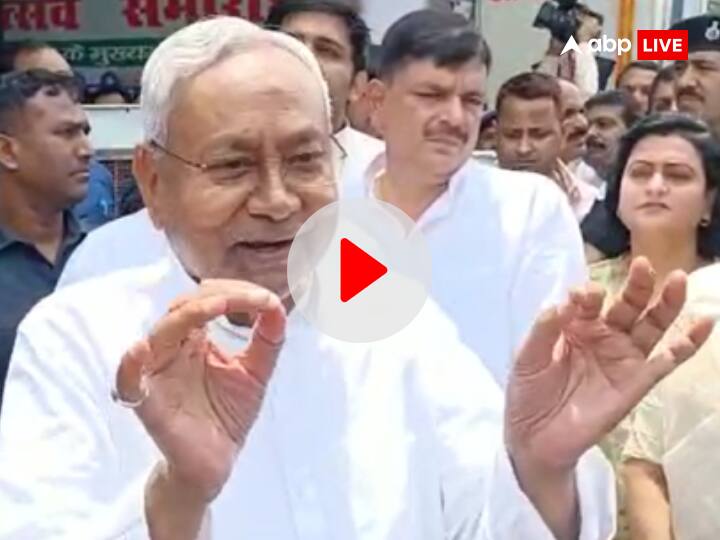 Watch: ‘…then tell me not to mix me in the soil’, CM Nitish Kumar’s reply to Samrat Chaudhary