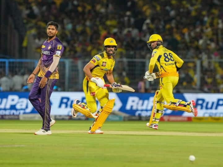 IPL 2023 CSK Give Target of 236 runs against KKR in Match 33 at Eden Gardens KKR vs CSK 1st Innings Highlights: चेन्नई ने कोलकाता को दिया 236 रनों का लक्ष्य, रहाणे की पारी के दम पर बनाया सीजन का सबसे बड़ा स्कोर