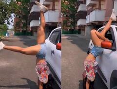 ਕਾਰ 'ਚ ਬੈਠਣ ਦੀ ਨਿੰਜਾ ਤਕਨੀਕ ਕਦੇ ਦੇਖੀ ਹੈ...? ਵੀਡੀਓ ਦੇਖ ਰਹਿ ਜਾਓਗੇ ਹੈਰਾਨ