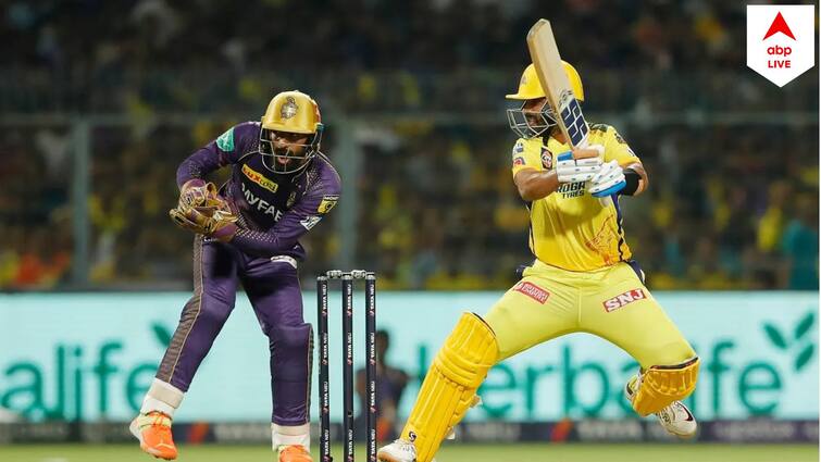 KKR vs CSK Innings Highlights: Ajinkya Rahane steals the show as MS Dhoni led CSK scored 235 against KKR at Eden Gardens KKR vs CSK Innings Highlights: ধোনির মঞ্চে নায়ক রাহানে, অবিশ্বাস্য তাণ্ডবে দলকে পৌঁছে দিলেন রানের পাহাড়ে