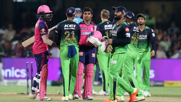 RCB vs RR: ৪৪ বলে ৭৭ রানের ইনিংস খেলে ম্যাচের সেরা হন আরসিবি তারকা গ্লেন ম্যাক্সওয়েল।