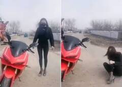 Viral Video: ਸਟੰਟ ਕਰਨਾ ਕੁੜੀ ਨੂੰ ਪਿਆ ਭਾਰੀ, ਸਟਾਈਲ ਮਾਰਦੇ ਹੀ ਜ਼ਮੀਨ 'ਤੇ ਡਿੱਗ ਪਈ... ਦੇਖੋ ਵੀਡੀਓ