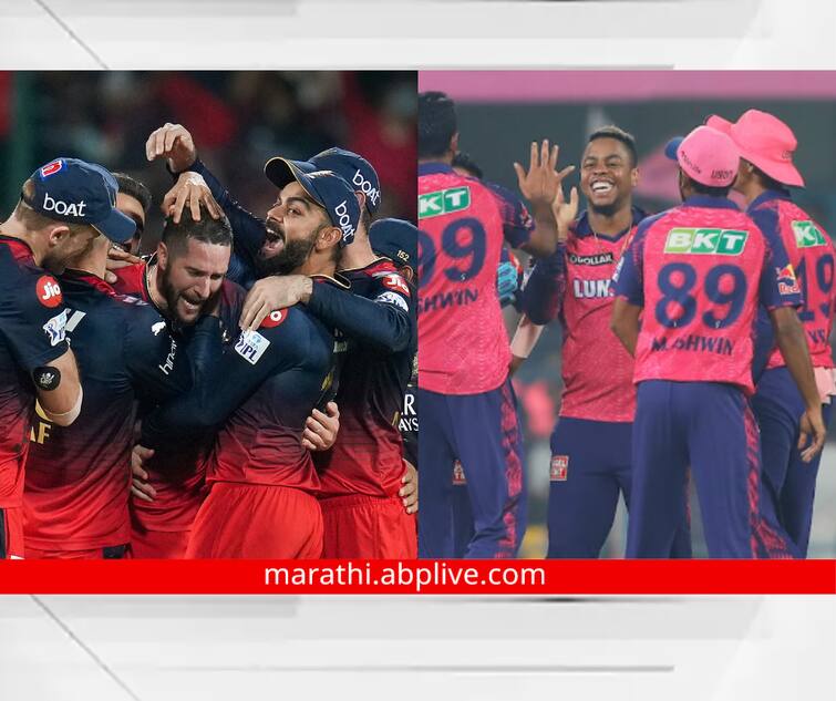 RCB vs RR Playing 11 Royal Challengers Bangalore vs Rajasthan Royals ipl 2023 match 32 Chinnaswamy Stadium pitch report 2023 ipl live marathi news RCB vs RR Playing 11 : बंगळुरु आणि राजस्थान आमने-सामने, कोहलीविरोधात सॅमसनचे 'हे' 11 गडी मैदानात