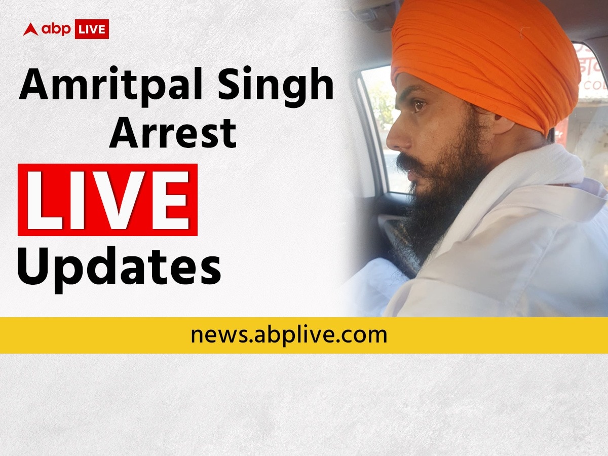 Amritpal Singh Arrest Live Updates Waris Punjab De Chief Detained In ...