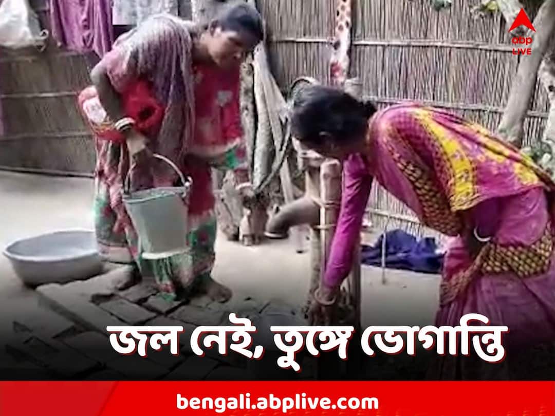 Malda, Lack of drinking water in Malda, PHE project locked in demand of jobs Malda: জমিতে পানীয় জল প্রকল্প, চাকরি চেয়ে তালা! ভোগান্তিতে বাসিন্দারা