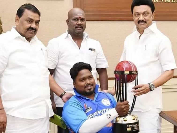 is fraud in the name of wheel chair cricket world cup is he cheated chief minister stalin CM Stalin - Cricketer Fraud: முதலமைச்சர் ஸ்டாலினையே ஏமாற்றிய போலி இந்திய கிரிக்கெட் கேப்டன்..! அமைச்சர் ராஜகண்ணப்பனால் அதிர்ச்சியில் தி.மு.க..!