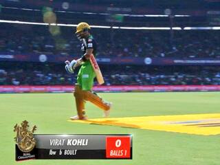 IPL 2023: विराट कोहली के लिए अनलकी है ग्रीन जर्सी! लगातार दूसरी बार मैच की पहली गेंद पर हुए आउट