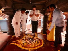 Karnataka Election: Rahul Gandhi Visits Sangamanatha Temple Amid Congress Party's Lingayat Outreach