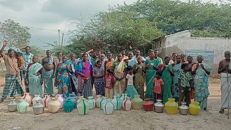 Thiruvarur Sudden stoppage of drinking water to houses connected to drinking water under the Jaljeevan scheme near Tirutharapoondi TNN திருத்துறைப்பூண்டி அருகே  ஜல்ஜீவன் திட்டத்தின் கீழ் குடிநீர் இணைப்பு பெற்ற வீடுகளுக்கு திடீர் குடிநீர் நிறுத்தம்