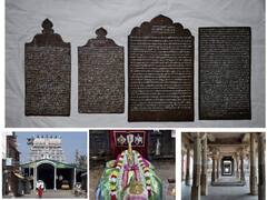 ஆழ்வார்திருநகரி ஆதிநாதர் ஆழ்வார் கோவிலில் திருமலை நாயக்கரின் 4 செப்புப்பட்டயங்கள் கண்டுபிடிப்பு