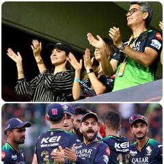 Anushka Sharma: போட்டிக்கு நடுவே மனைவிக்கு பறக்கும் முத்தம் கொடுத்த விராட்..வெட்கப்பட்டு சிரித்த அனுஷ்கா!