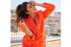 Priyanka Chopra Raises Temperature In An Orange Suit During 'Citadel' Event In Rome