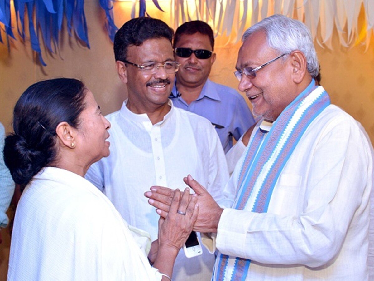 Opposition Unity Bihar CM Nitish Kumar Meets Bengal Mamata Banerjee In ...