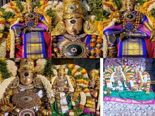 மதுரை மீனாட்சி அம்மன் கோயில் சித்திரை திருவிழா முதல் நாள்: சுவாமி கற்பக விருச்சக வாகனத்தில் அருள் பாலித்தார்
