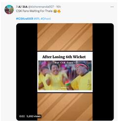 CSK vs KKR : ‘இவங்க அலப்பறை தாங்க முடியல..’ மகிழ்ச்சியின் உச்சத்தில் சி.எஸ்.கே ரசிகர்கள்!
