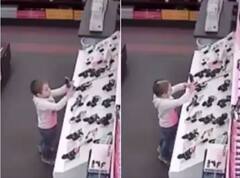 Viral Video: ਬੱਚੇ ਨੇ ਸ਼ਾਪਿੰਗ ਮਾਲ ਵਿੱਚ ਟ੍ਰਿਮਰ ਚੈੱਕ ਕਰਦੇ ਨੇ ਉਡਾ ਦਿੱਤੇ ਵਾਲ਼, ਵੇਖੋ ਵੀਡੀਓ