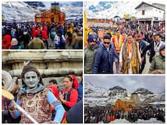 Uttarakhand CM Dhami, Thousands Of Devotees Arrive In Kedarnath As Temple Opens Doors. In Pics