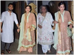 ईद पार्टी में पहुंचीं प्रेग्नेंट Gauahar Khan, किसी भी दिन हो सकती है एक्ट्रेस की डिलीवरी, देखें पति और सास के साथ तस्वीरें