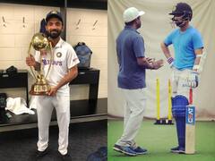 In Pics: एक हाथ में छोटा बेटा, दूसरे हाथ में रहाणे की किट लेकर पैदल चलत थी मां, जानें बल्लेबाज़ के संघर्ष की कहानी