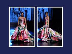 Bhumi Pednekar Slays In A Colourful Outfit At The Bombay Times Fashion Week