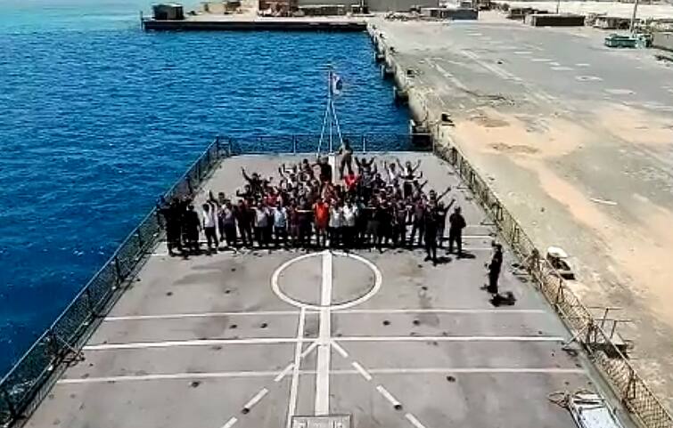 Operation Kaveri Sudan Violence INS Sumedha Indians Evacuated Departs Jeddah Video Operation Kaveri: INS Sumedha With 278 Indians Onboard Departs Port Sudan For Jeddah. WATCH