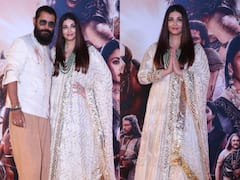 Ponniyin Selvan 2 के प्रमोशन में अनारकली सूट पहने अप्सरा सी खूबसूरत दिखीं ऐश्वर्या राय बच्चन, यहां देखिए बाकी स्टारकास्ट का लुक