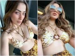 Raai Laxmi In Golden Bikini : గోల్డెన్ బికినీలో రాయ్ లక్ష్మి - గోవాలో హాట్ లేడీ