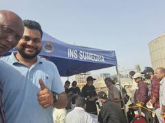 India Begins Sudan Evacuation Under Operation Kaveri, First Batch Boards INS Sumedha. In Pics