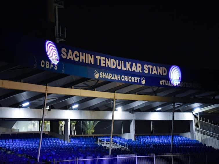 Sachin Tendulkar 50th Birthday: Sharjah Stadium Stand Named In Honour Of Cricket Legend Sachin Tendulkar 50th Birthday: Sharjah Stadium Stand Named In Honour Of Cricket Legend