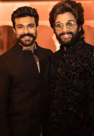 ਰਾਮ ਚਰਨ ਦੀ ਪਾਰਟੀ 'ਚ 'ਪੁਸ਼ਪਾ' ਸਟਾਰ