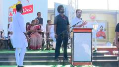 Rahul Gandhi in Karnataka : కర్ణాటకలోని గదగ్ లో 'యువ సంవాద్' నిర్వహించిన రాహుల్ గాంధీ | ABP Desam