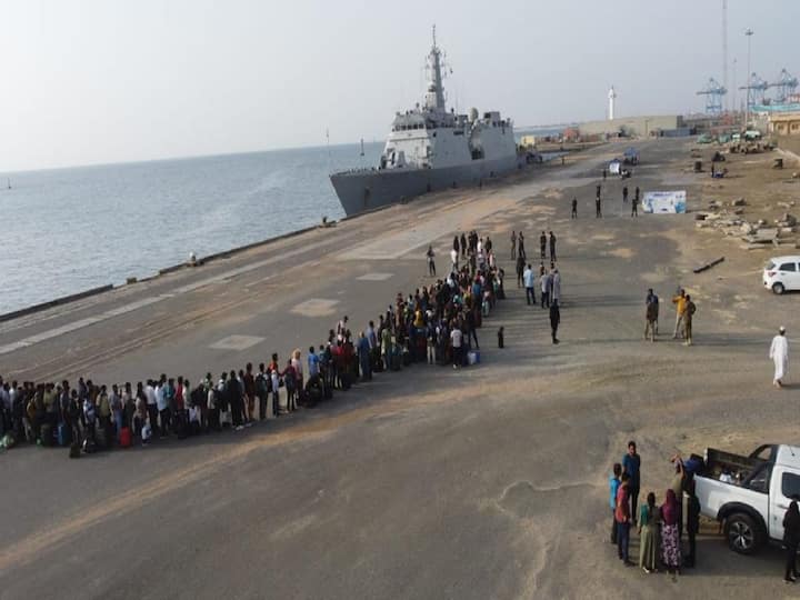 The first batch of Indians stranded in Sudan were evacuated under Operation Kaveri on Tuesday, with 278 leaving the war-torn country aboard the INS Sumedha.