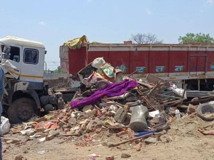 Indore Accident: Uncontrollable container suddenly entered houses late at night, trampled 5 houses, killed one!