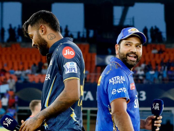 IPL 2023 Jasprit Bumrah supporting Mumbai Indians in Narendra Modi Stadium see in pics 2023 Ipl live marathi News बूम, बूम बुमराह मुंबईच्या सपोर्टसाठी पोहचला नरेंद्र मोदी स्टेडिअममध्ये, फोटो व्हायरल