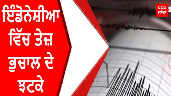 ਇੰਡੋਨੇਸ਼ੀਆ ਵਿੱਚ ਤੇਜ਼ ਭੁਚਾਲ ਦੇ ਝਟਕੇ